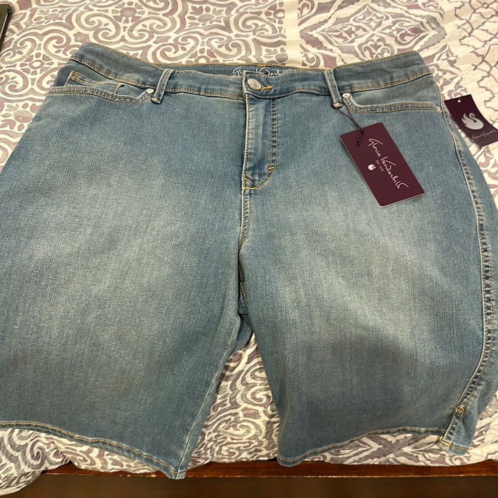 Denim Bermuda shorts NWT